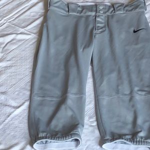 Nike baseball, softball pants. Grey‎ NWT. Size medium. Elastic waist,legs.